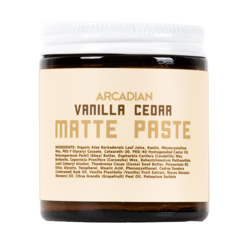 Arcadian MATTE PASTE Vanilla Cedar